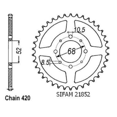 Rozeta pro Suzuki 21852CZ51
